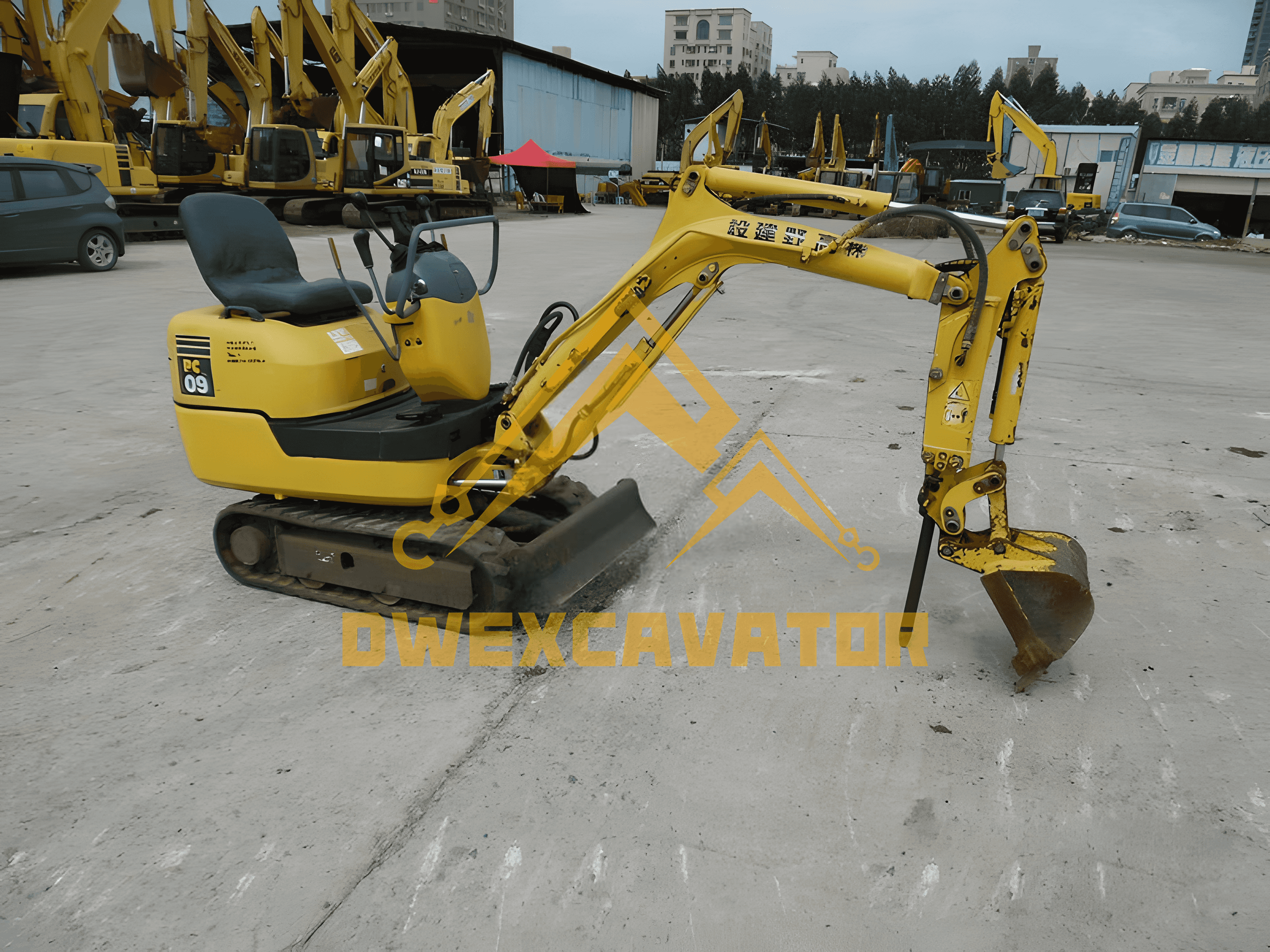 Used Komatsu PC09-1