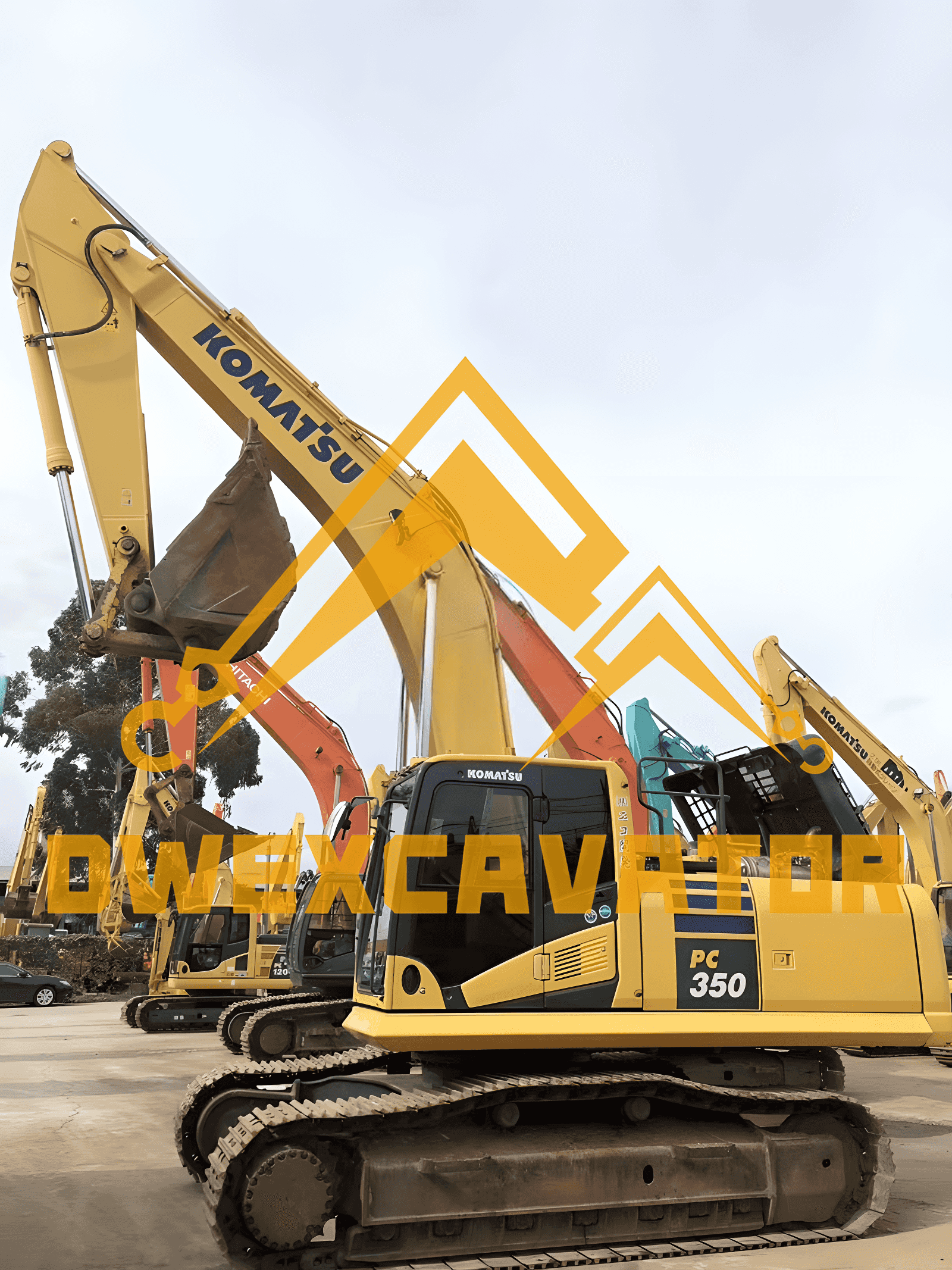 Used Komatsu PC350-10